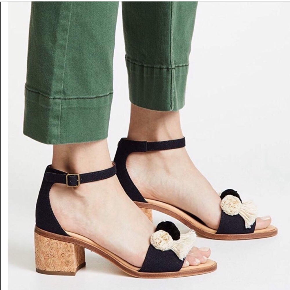 Soludos Capri PomPom Heel Sandal 6